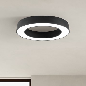 Ondaluce - Plafonnier LED dimmable GLOBUS LED/80W/230V 3000/4000K Ø 100 cm noir