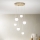 Ondaluce - Suspension LED sur câble SANTOS LED/48W/230V Ø 45 cm doré/blanc