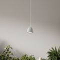 Ondaluce - Suspension sur câble CONCRETE 1 x GU10 / 7,5 W / 230 V Ø 10,5 cm gris béton
