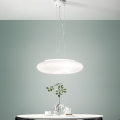 Ondaluce - Suspension sur câble DODI 2xE27/15W/230V Ø 53 cm blanche