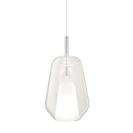 Ondaluce - Suspension sur câble THELMA 1xE27/15W/230V Ø 19 cm doré/transparent