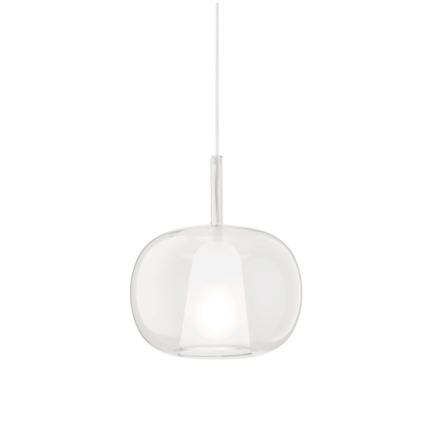 Ondaluce - Suspension sur câble THELMA 2xE27/15W/230V transparente