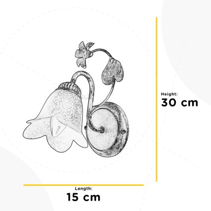 ONLI - Applique BOTTON DORO 1xE14/6W/230V