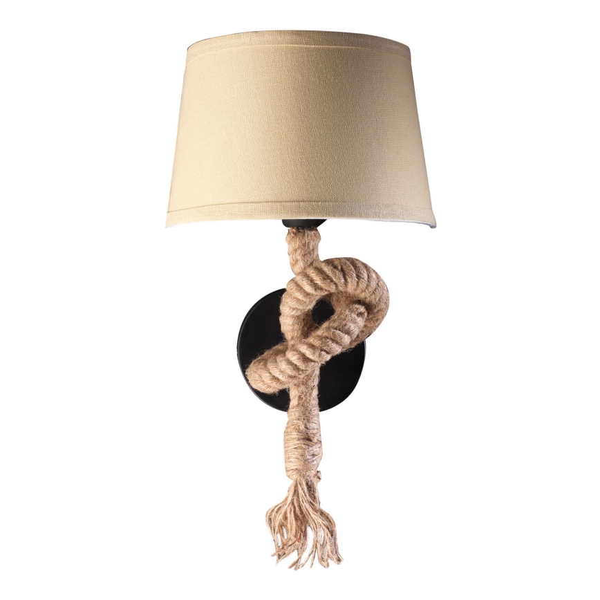 ONLI - Applique CORDA 1xE27/22W/230V beige