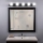 ONLI - Applique HOLLYWOOD 5xE14/6W/230V nero