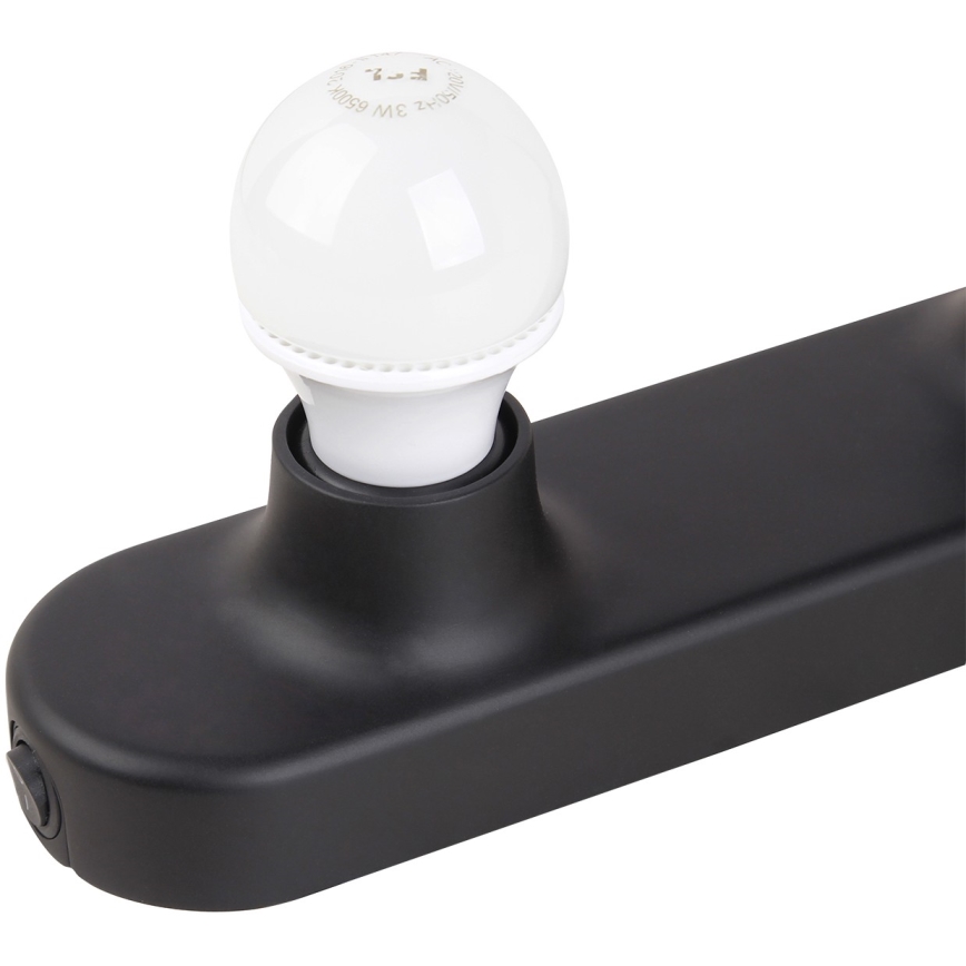 ONLI - Applique HOLLYWOOD 5xE14/6W/230V nero