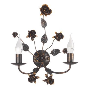 ONLI - Applique murale CAROLINA 2xE14/6W/230V bronze