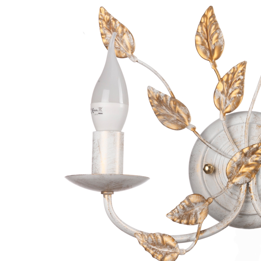 ONLI - Applique murale COLLANA 1xE14/6W/230V blanc/doré