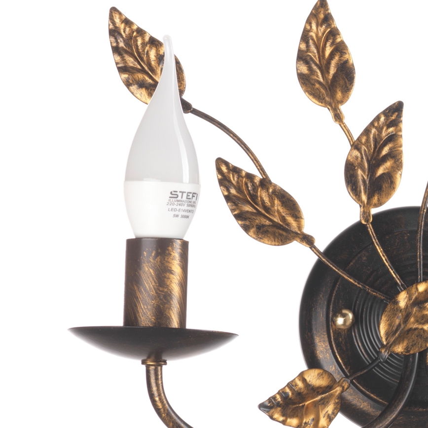 ONLI - Applique murale COLLANA 1xE14/6W/230V bronze/doré