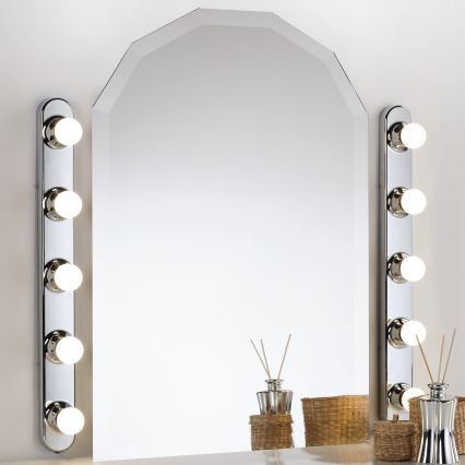 ONLI - Applique murale HOLLYWOOD 5xE14/6W/230V chrome brillant