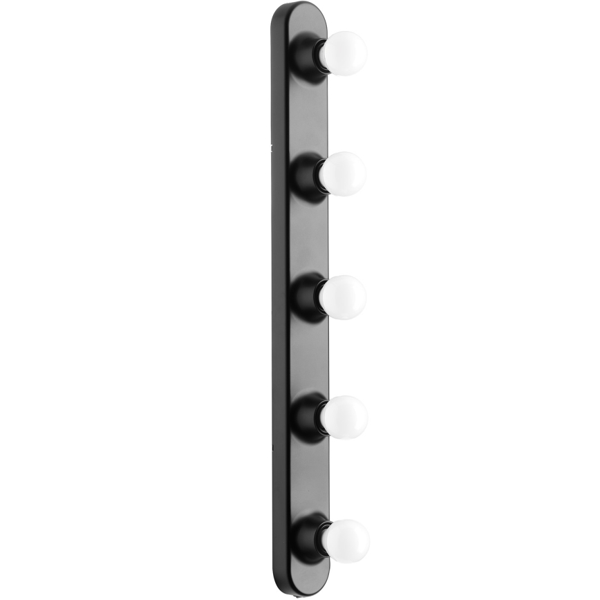 ONLI - Applique murale HOLLYWOOD 5xE14/6W/230V noir