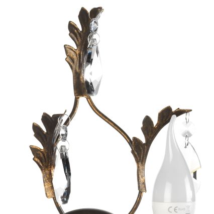 ONLI - Applique TERESA 1xE14/6W/230V bronzo