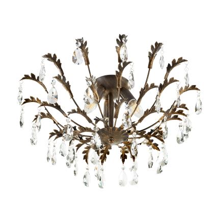 ONLI - Deckenleuchte TERESA 3xE14/6W/230V bronzefarben