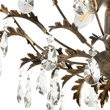 ONLI - Deckenleuchte TERESA 3xE14/6W/230V bronzefarben