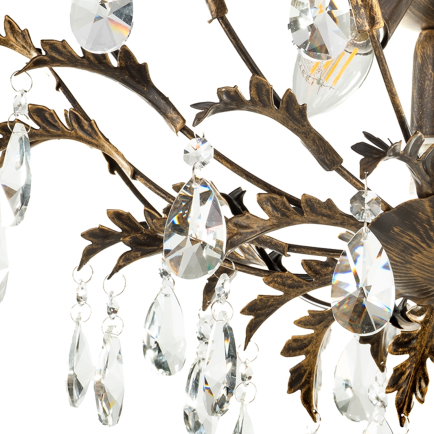 ONLI - Deckenleuchte TERESA 3xE14/6W/230V bronzefarben