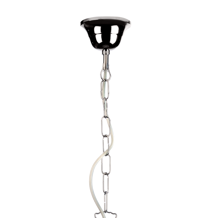 ONLI - Kronleuchter an Kette PIOGGIA 1xE27/22W/230V glänzendes Chrom