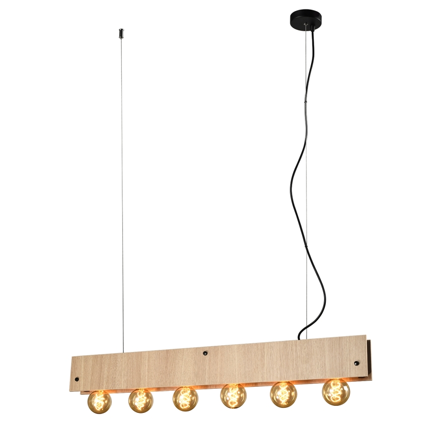 ONLI - Hängeleuchte ARGO 6xE27/22W/230V beige