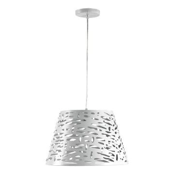 ONLI - Hängeleuchte RICKY 1xE27/15W/230V d 40 cm weiß