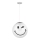ONLI - Kinder-Pendelleuchte mit Kabel SMILEY 1xE27/15W/230V weiß
