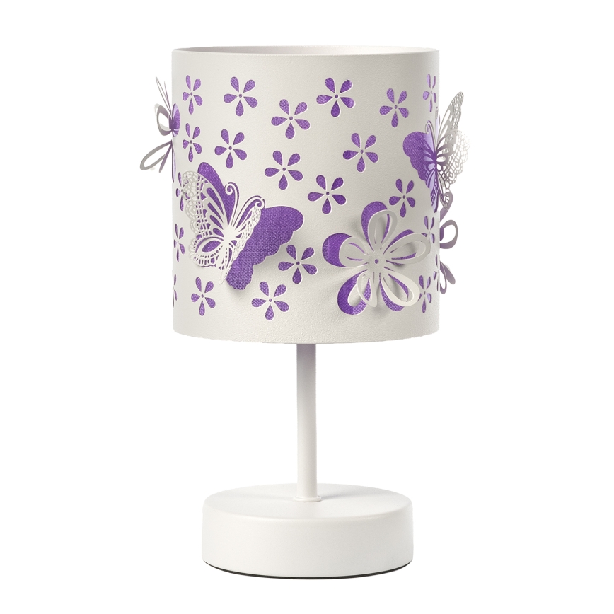 ONLI - Kleine Kinderleuchte TITILLA 1xE14/6W/230V 22 cm violett/weiß