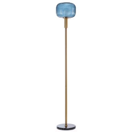 ONLI - Lampada con piedistallo DOROTY 1xE27/22W/230V blu/oro
