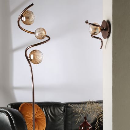ONLI - Lampada con piedistallo FRIDA 3xG9/10W/230V rame