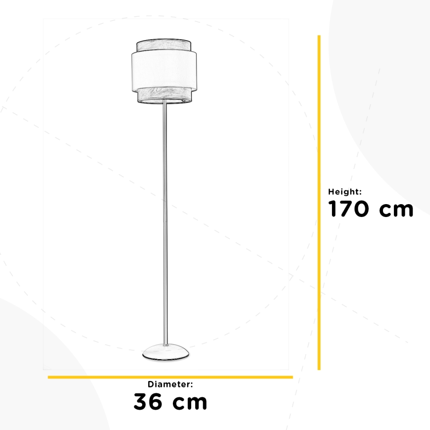 ONLI - Lampada con piedistallo LICIA 1xE27/22W/230V