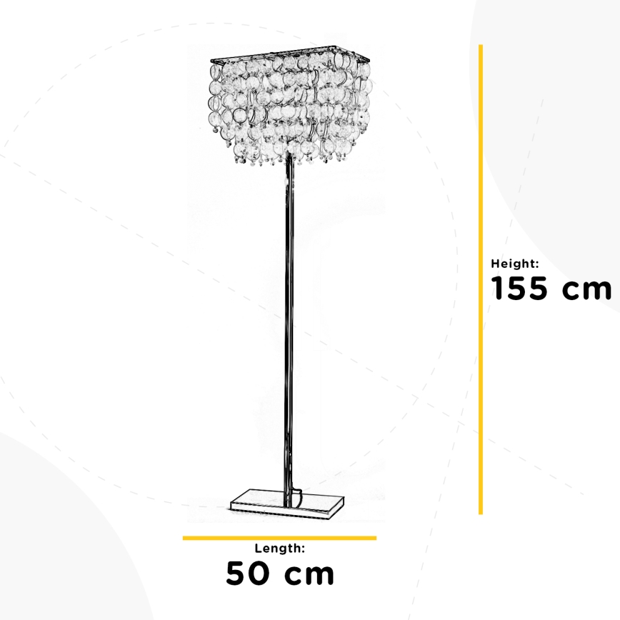 ONLI - Lampada con piedistallo MAKANI 4xE14/6W/230V