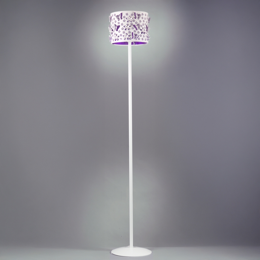 ONLI - Lampada con piedistallo TITILLA 1xE27/22W/230V viola/bianco