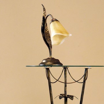 ONLI - Lampada da tavolo ALGA 1xE14/6W/230V 38 cm bronzo