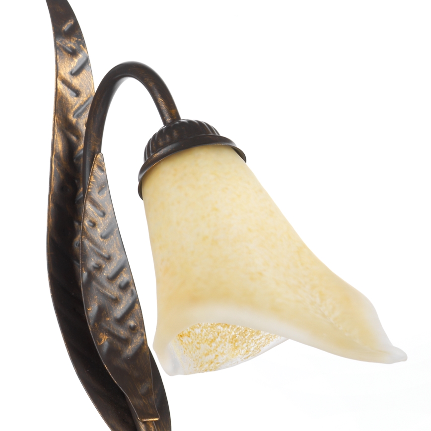 ONLI - Lampada da tavolo ALGA 1xE14/6W/230V 38 cm bronzo