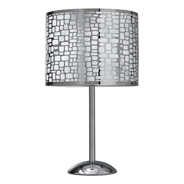 ONLI - Lampada da tavolo BRUCE 1xE27/15W/230V 52 cm cromo opaco
