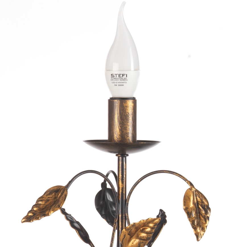 ONLI - Lampada da tavolo COLLANA 1xE14/6W/230V 40 cm bronzo