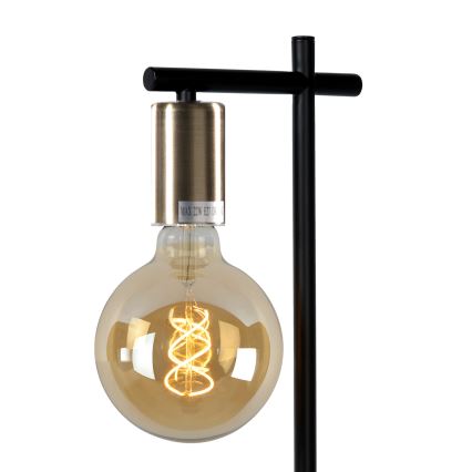 ONLI - Lampada da tavolo CROSS 1xE27/22W/230V nero/ottone