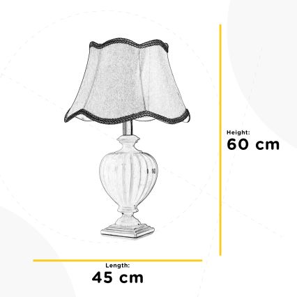 ONLI - Lampada da tavolo DESY 1xE27/22W/230V 60 cm