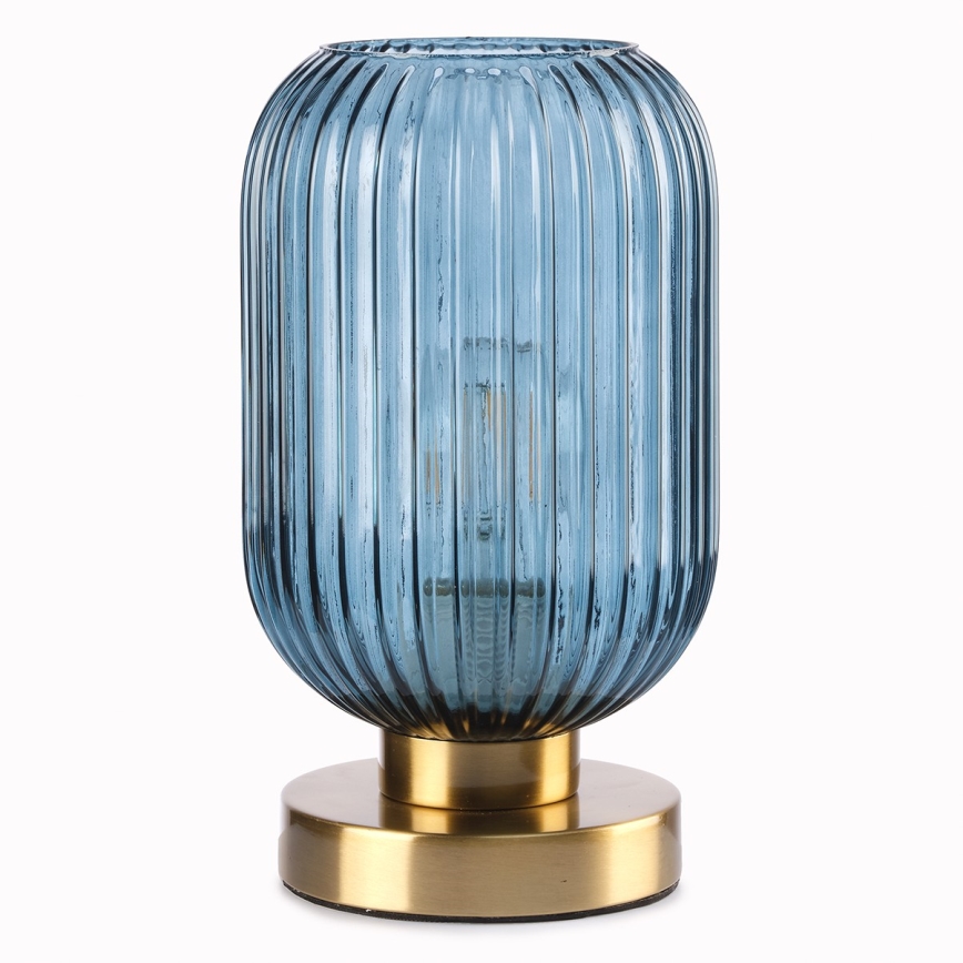 ONLI - Lampada da tavolo DOROTY 1xE27/22W/230V blu/oro