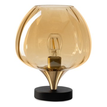ONLI - Lampada da tavolo ELIDE 1xE27/15W/230V nero/ramato