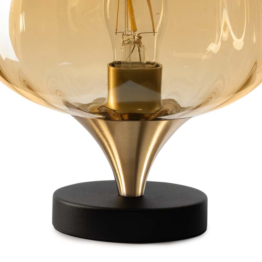 ONLI - Lampada da tavolo ELIDE 1xE27/15W/230V nero/ramato