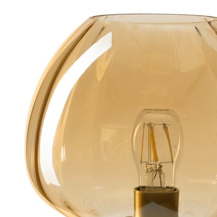 ONLI - Lampada da tavolo ELIDE 1xE27/15W/230V nero/ramato
