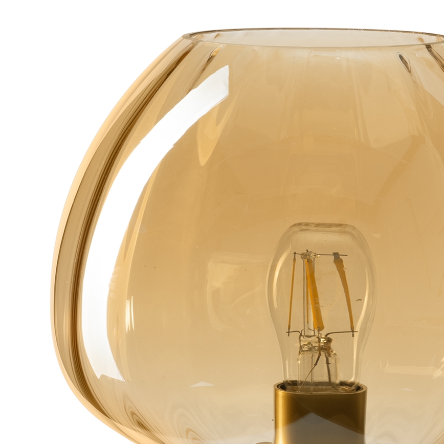 ONLI - Lampada da tavolo ELIDE 1xE27/15W/230V nero/ramato