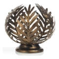 ONLI - Lampada da tavolo FELCE 1xE27/22W/230V diametro 25 cm bronzo