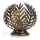 ONLI - Lampada da tavolo FELCE 1xE27/22W/230V diametro 25 cm bronzo