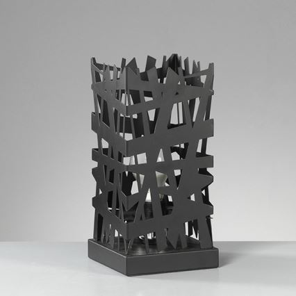 ONLI - Lampada da tavolo FORESTA 1xE27/15W/230V 29 cm nero