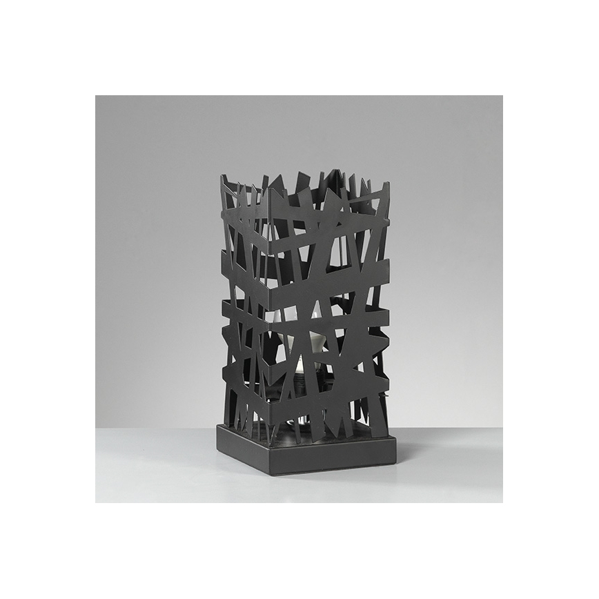 ONLI - Lampada da tavolo FORESTA 1xE27/15W/230V 29 cm nero