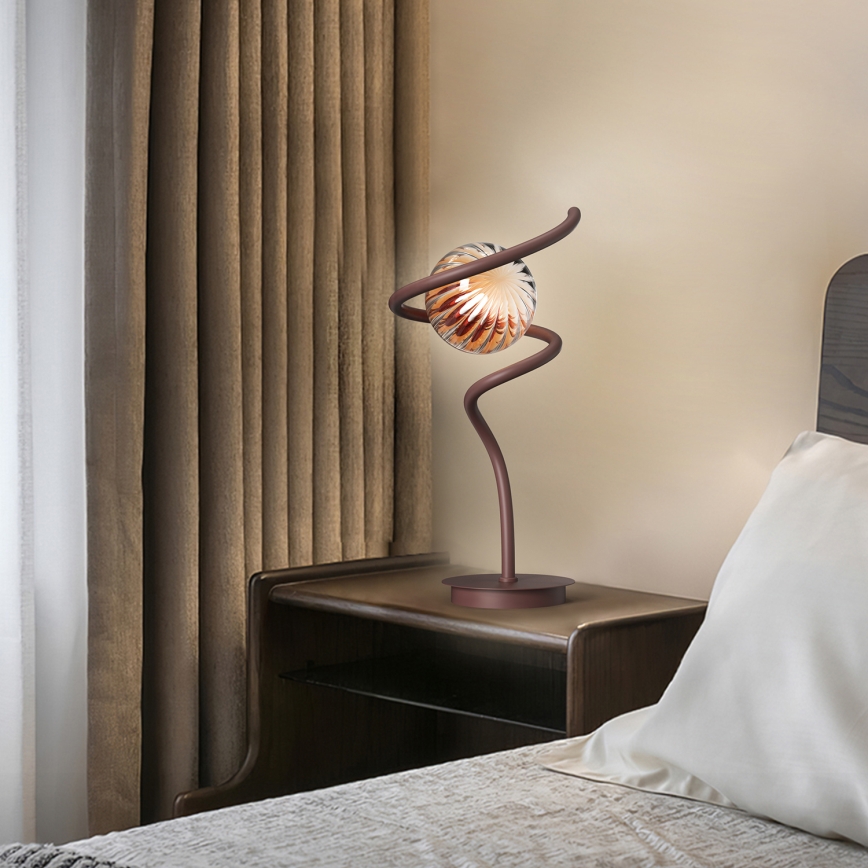 ONLI - Lampada da tavolo FRIDA 1xG9/10W/230V 42 cm rame