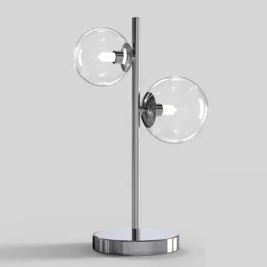 ONLI - Lampada da tavolo KIMBERLY 2xG9/6W/230V 40 cm cromo lucido