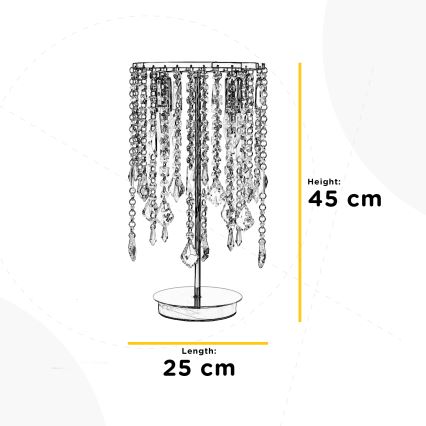 ONLI - Lampada da tavolo LAILA 2xE14/10W/230V 45 cm