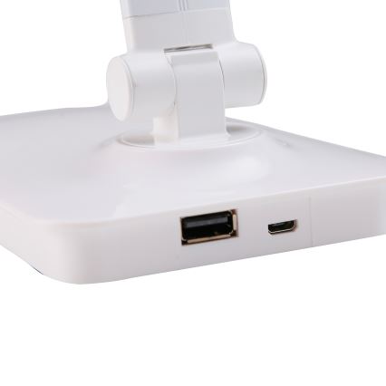ONLI - Lampada da tavolo a LED dimmerabile con USB portem DESKI LED/7W/230V 4000K bianco
