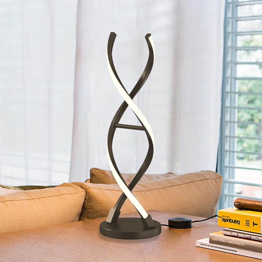 ONLI - Lampada da tavolo LED DNA LED/12W/230V 4000K 48,5 cm argento