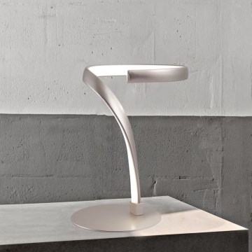 ONLI - Lampada da tavolo LED INFINITY LED/12W/230V 4500K 24 cm cromo opaco